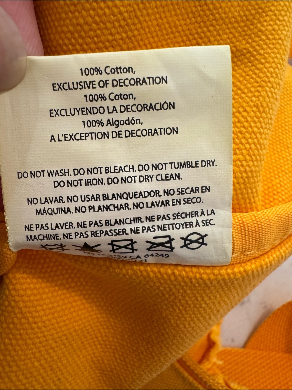 Champion Urban Outfitters 
Exclusive Canvas Zip Tote Bag Yellow book bag school - Picture 11 of 16